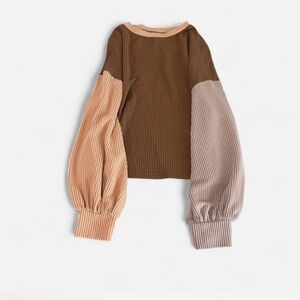 Colorblock Ribbed Sweater